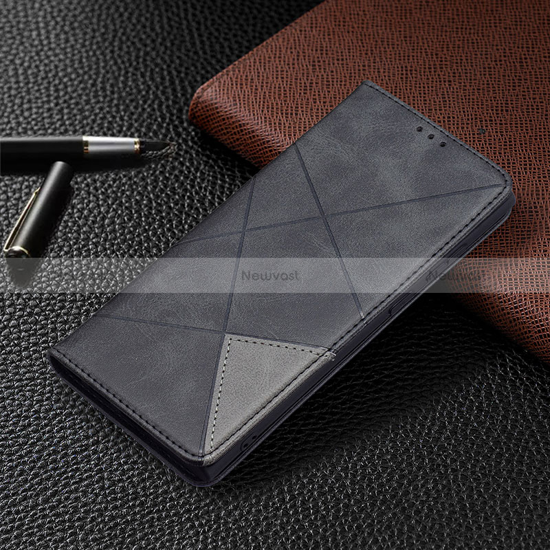 Leather Case Stands Flip Cover Holder B12F for Samsung Galaxy S24 Ultra 5G