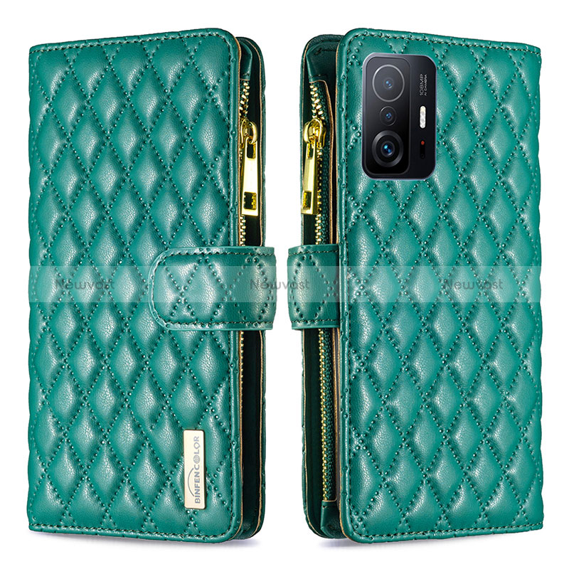 Leather Case Stands Flip Cover Holder B12F for Xiaomi Mi 11T Pro 5G