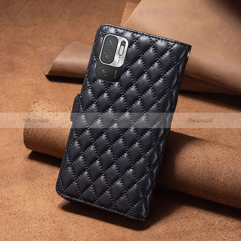 Leather Case Stands Flip Cover Holder B12F for Xiaomi Redmi Note 11 SE 5G