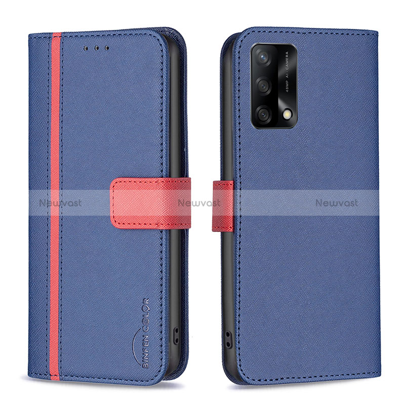 Leather Case Stands Flip Cover Holder B13F for Oppo A95 4G