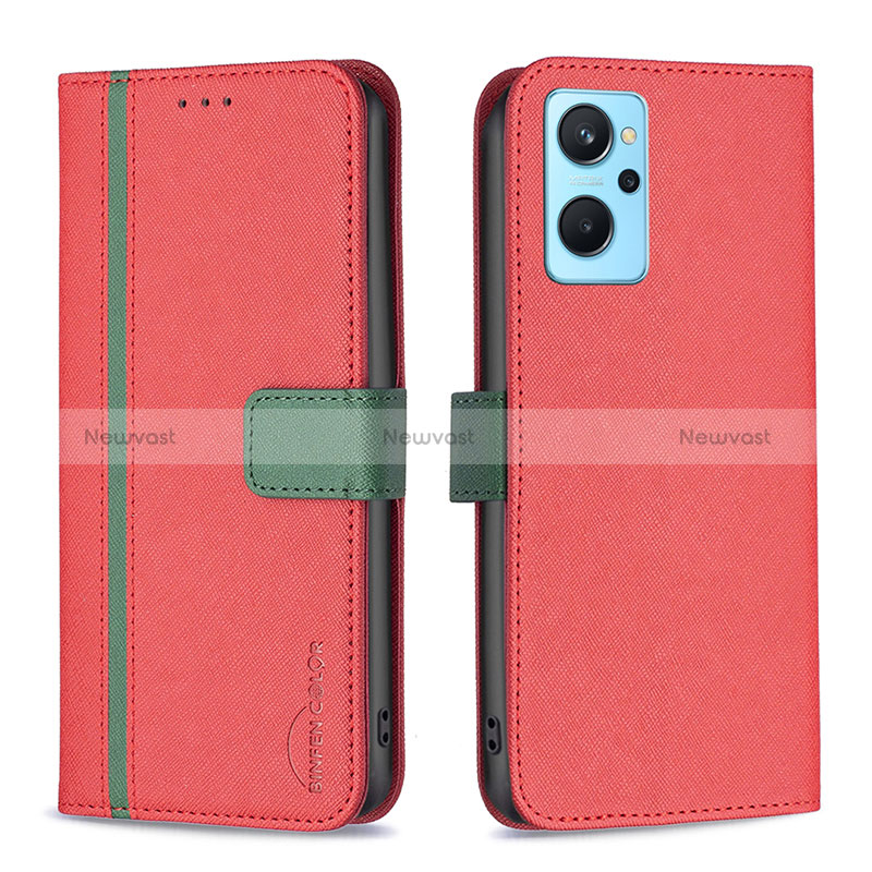 Leather Case Stands Flip Cover Holder B13F for Oppo A96 4G