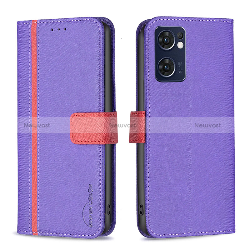 Leather Case Stands Flip Cover Holder B13F for Oppo Find X5 Lite 5G