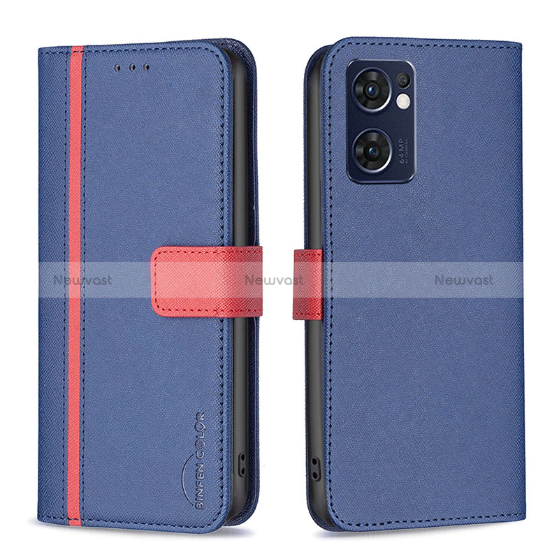 Leather Case Stands Flip Cover Holder B13F for Oppo Find X5 Lite 5G