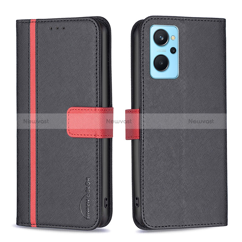 Leather Case Stands Flip Cover Holder B13F for Oppo K10 4G