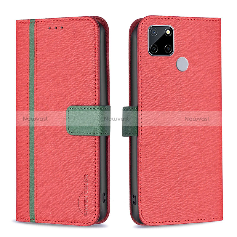 Leather Case Stands Flip Cover Holder B13F for Realme Narzo 20