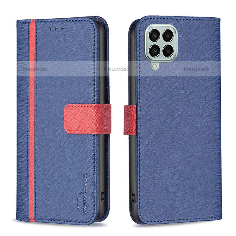 Leather Case Stands Flip Cover Holder B13F for Samsung Galaxy M33 5G