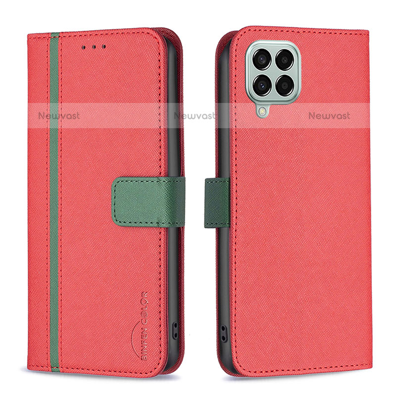 Leather Case Stands Flip Cover Holder B13F for Samsung Galaxy M33 5G