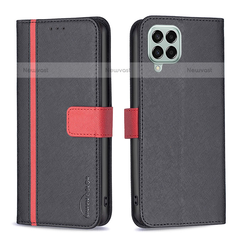 Leather Case Stands Flip Cover Holder B13F for Samsung Galaxy M33 5G