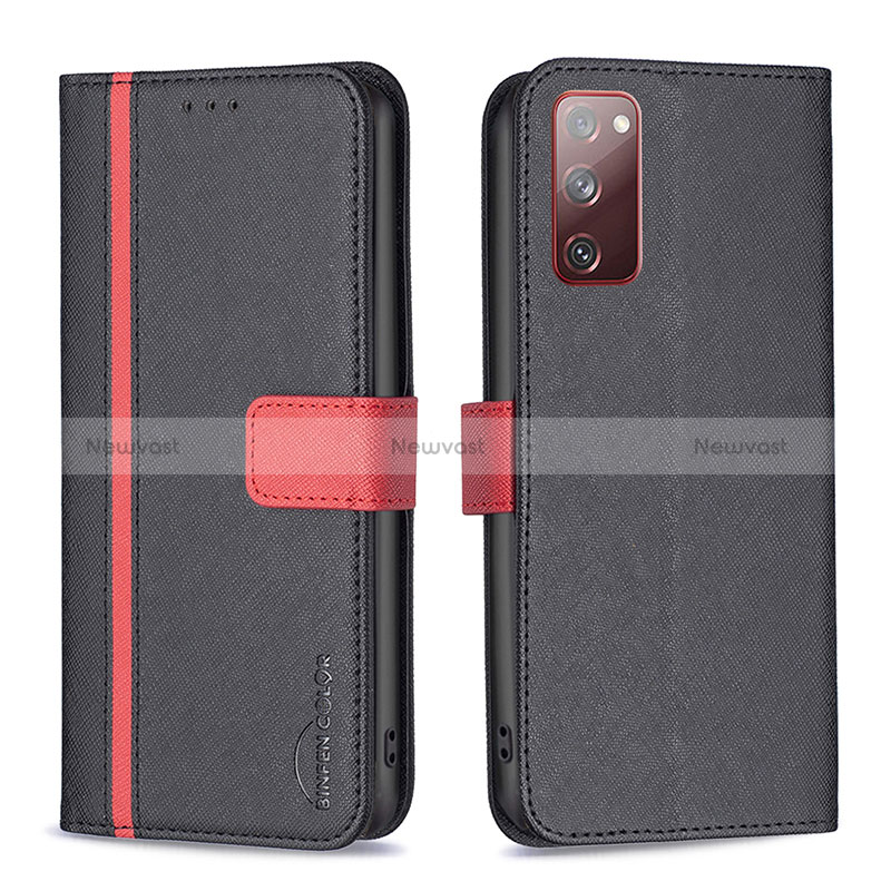 Leather Case Stands Flip Cover Holder B13F for Samsung Galaxy S20 Lite 5G