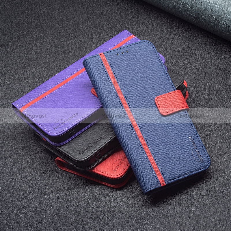 Leather Case Stands Flip Cover Holder B13F for Vivo Y10