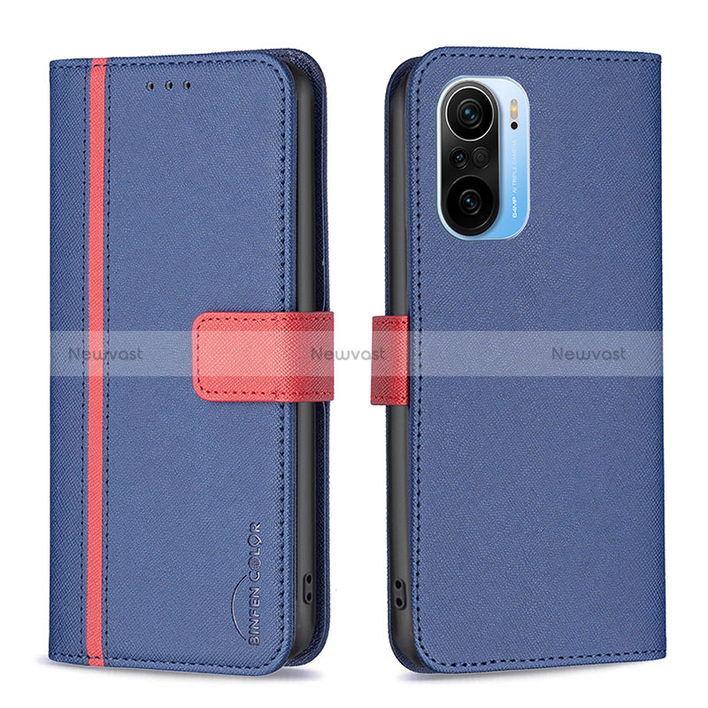 Leather Case Stands Flip Cover Holder B13F for Xiaomi Mi 11i 5G