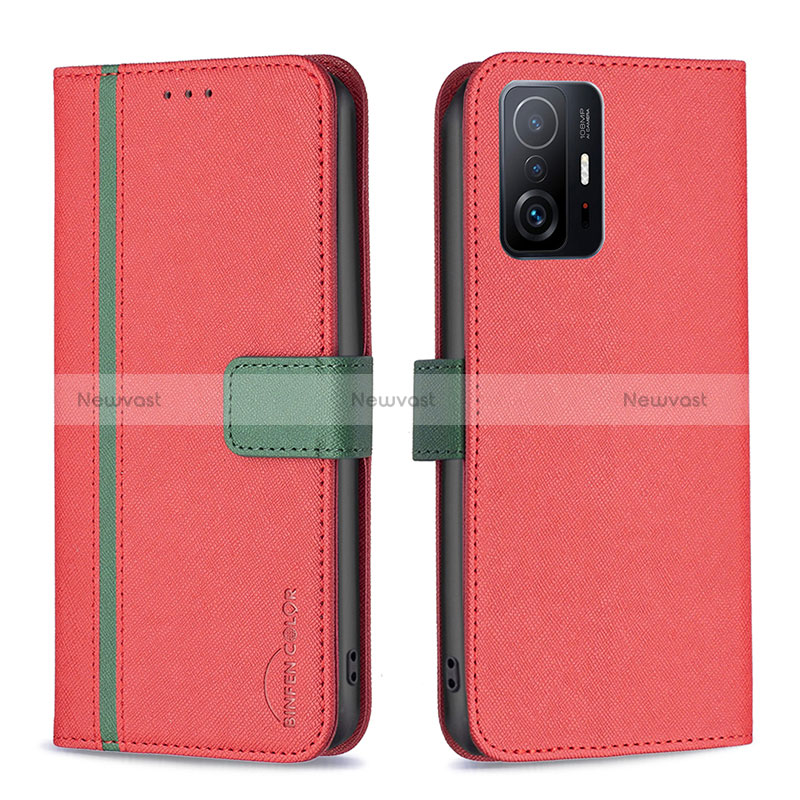 Leather Case Stands Flip Cover Holder B13F for Xiaomi Mi 11T Pro 5G