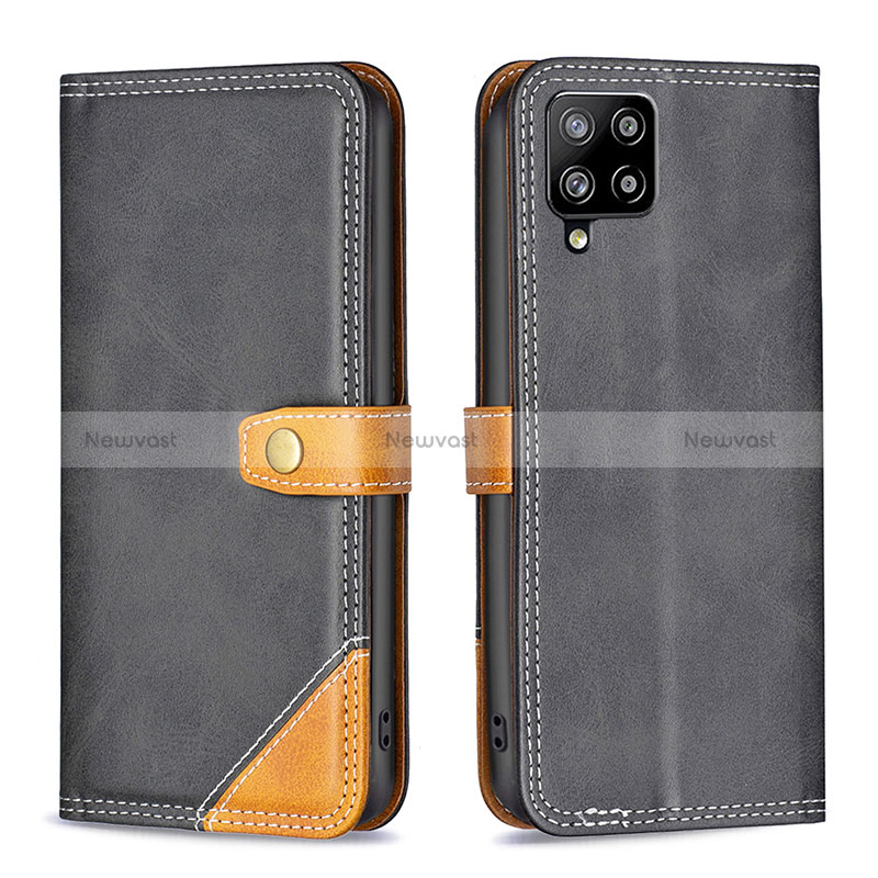 Leather Case Stands Flip Cover Holder B14F for Samsung Galaxy A42 5G