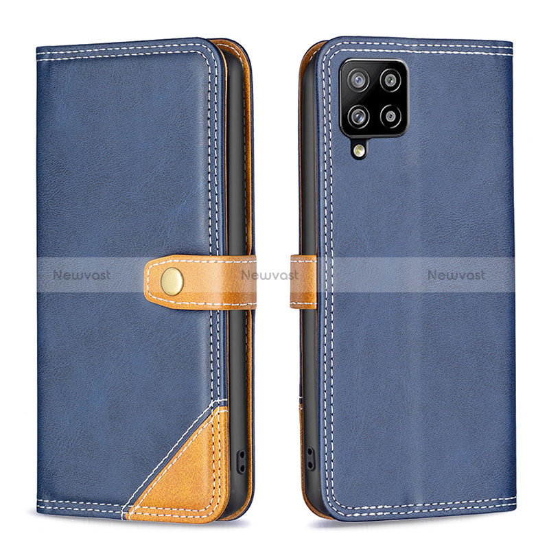 Leather Case Stands Flip Cover Holder B14F for Samsung Galaxy A42 5G