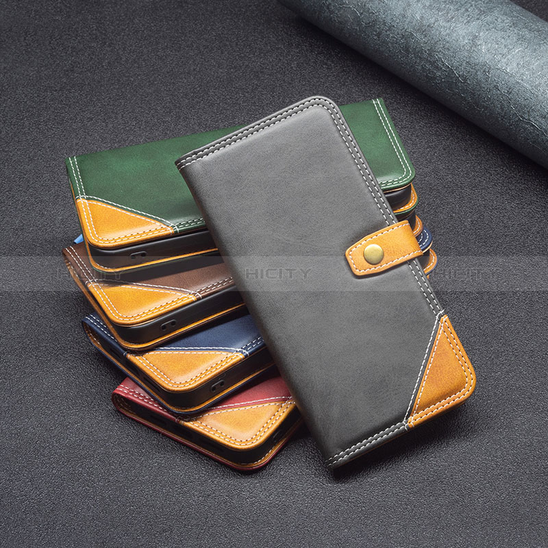 Leather Case Stands Flip Cover Holder B14F for Samsung Galaxy F42 5G