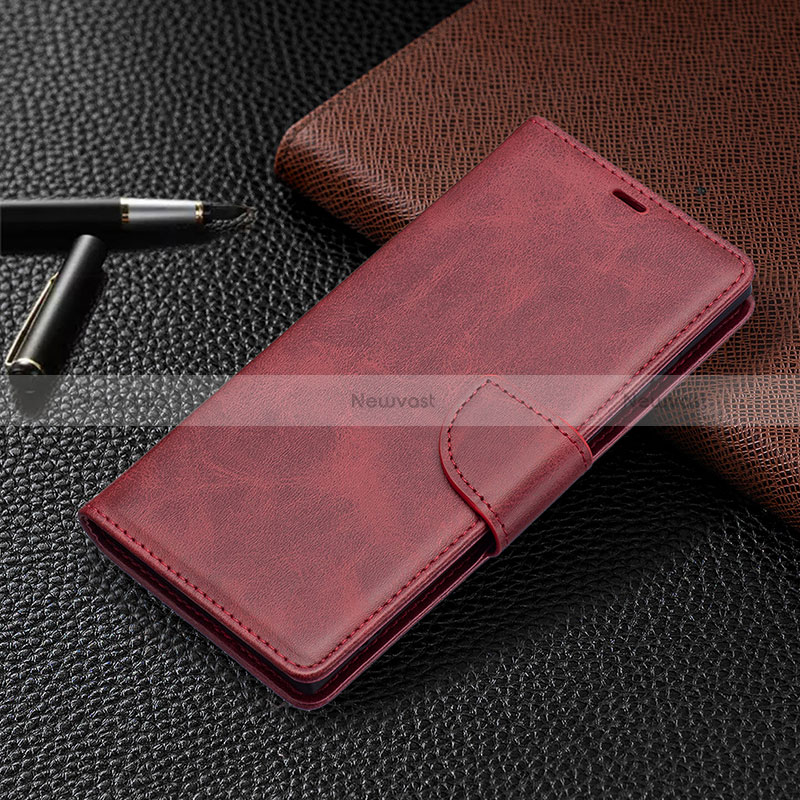 Leather Case Stands Flip Cover Holder B14F for Samsung Galaxy S24 Ultra 5G