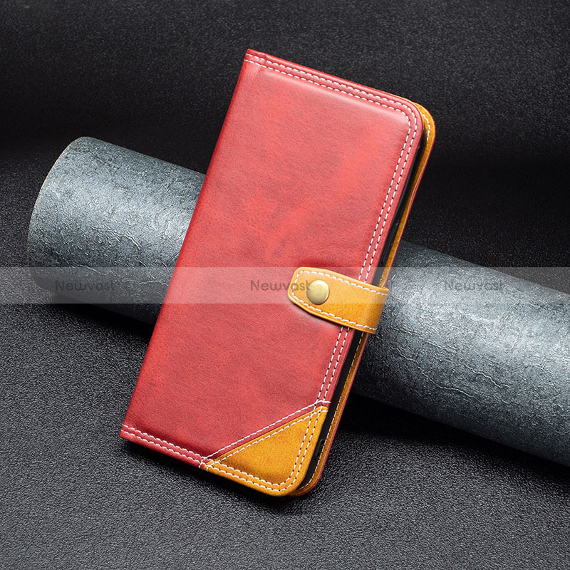 Leather Case Stands Flip Cover Holder B14F for Vivo iQOO U5x