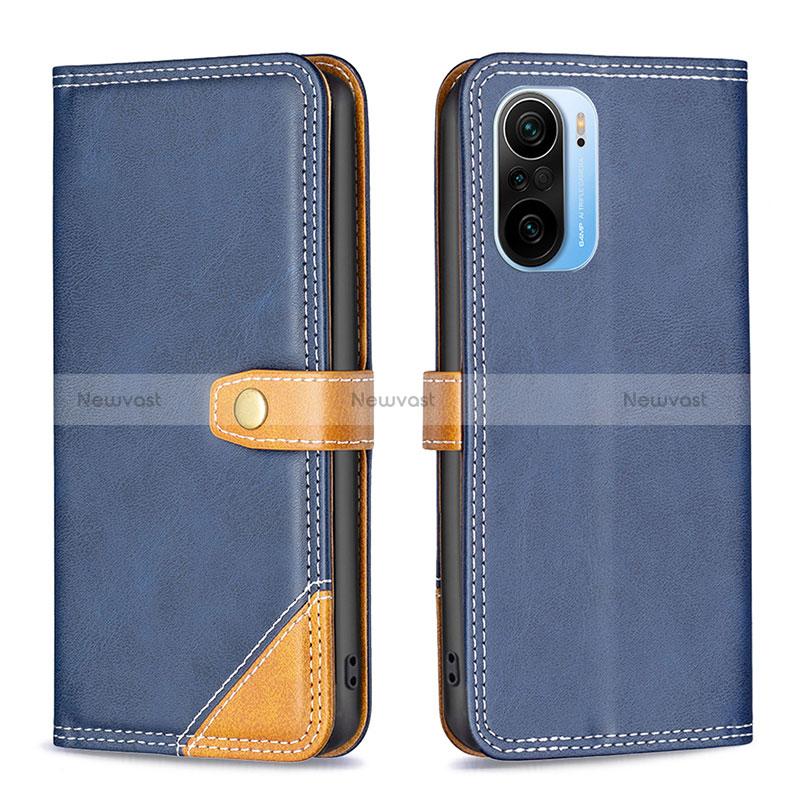 Leather Case Stands Flip Cover Holder B14F for Xiaomi Mi 11X 5G