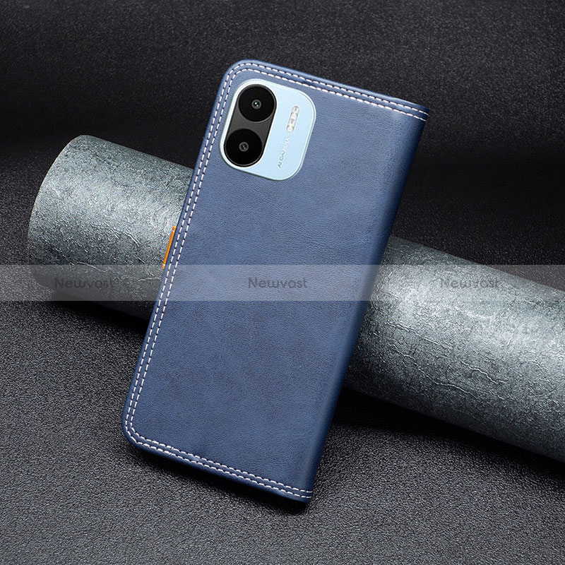 Leather Case Stands Flip Cover Holder B14F for Xiaomi Poco C50