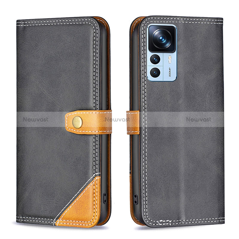 Leather Case Stands Flip Cover Holder B14F for Xiaomi Redmi K50 Ultra 5G