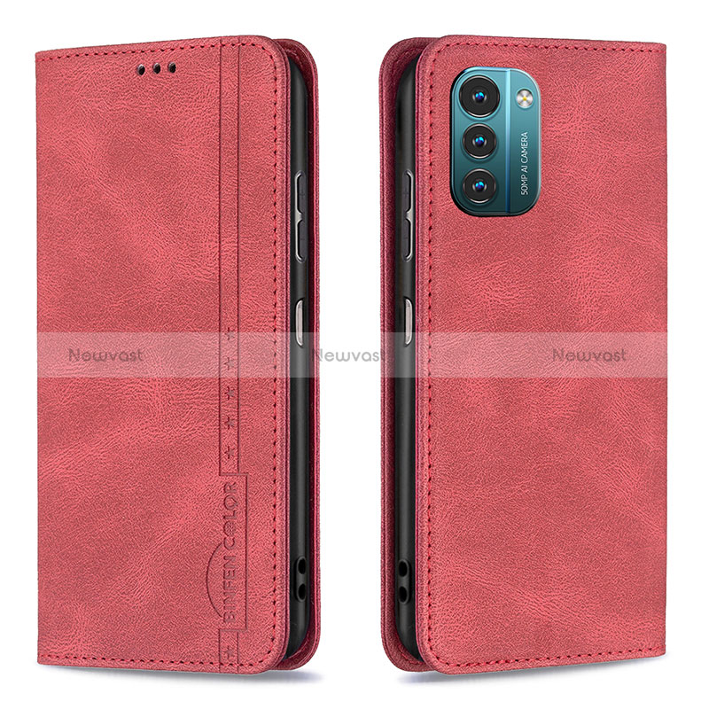 Leather Case Stands Flip Cover Holder B15F for Nokia G21