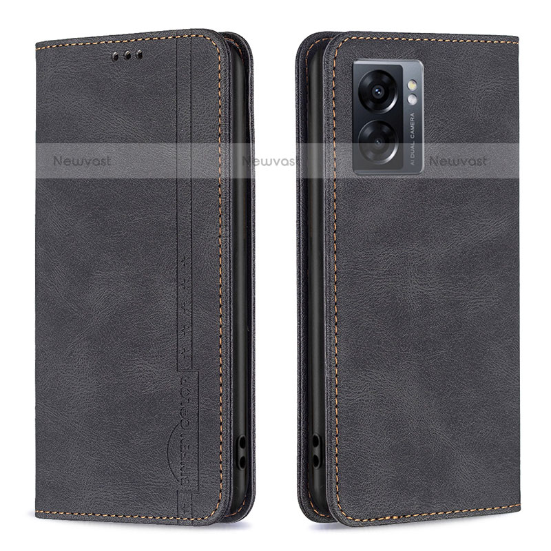 Leather Case Stands Flip Cover Holder B15F for OnePlus Nord N300 5G