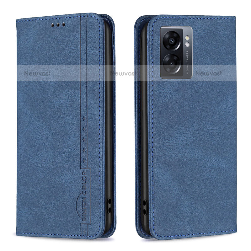 Leather Case Stands Flip Cover Holder B15F for OnePlus Nord N300 5G