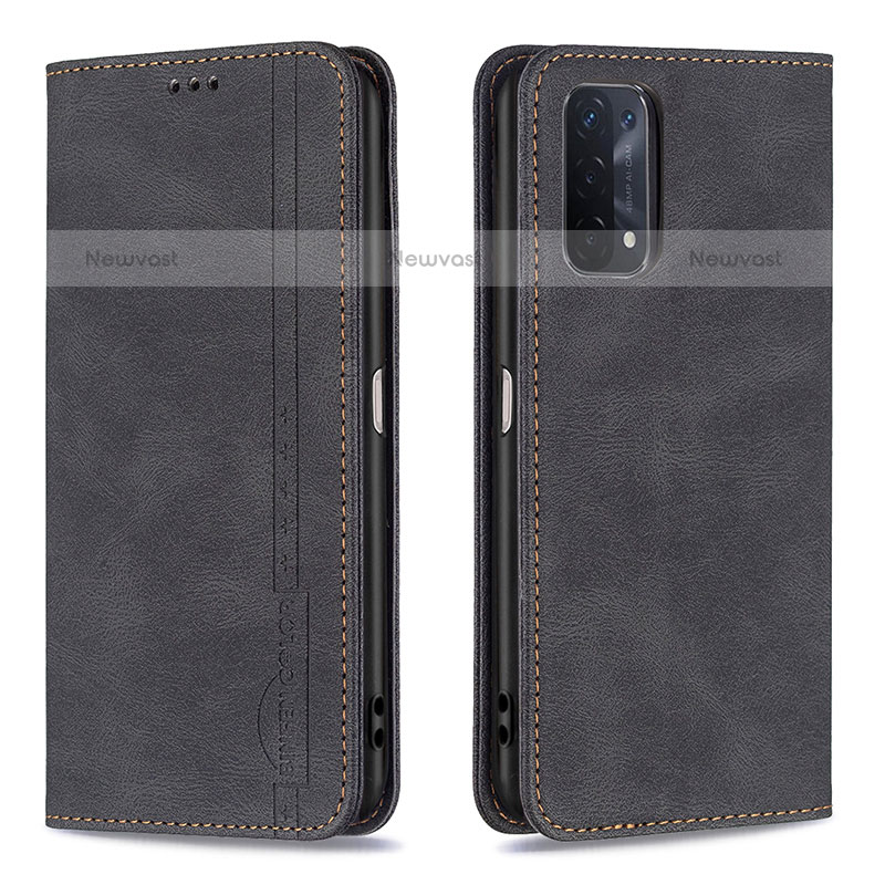 Leather Case Stands Flip Cover Holder B15F for Oppo A93 5G