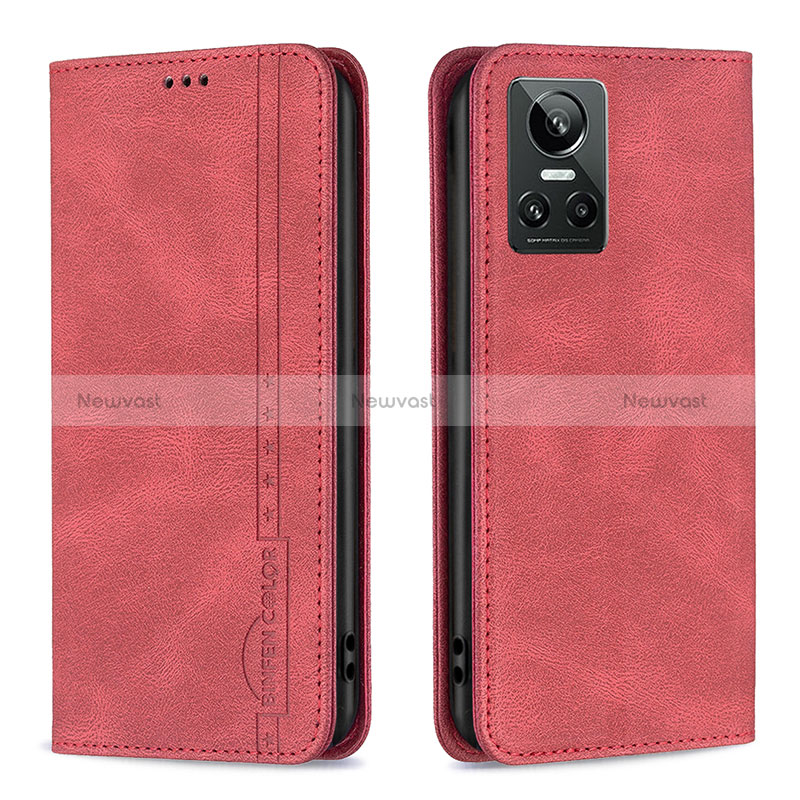 Leather Case Stands Flip Cover Holder B15F for Realme GT Neo3 5G