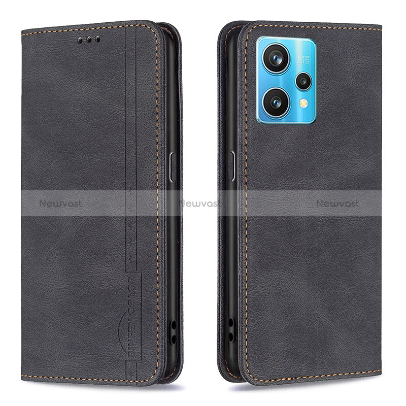 Leather Case Stands Flip Cover Holder B15F for Realme Narzo 50 Pro 5G