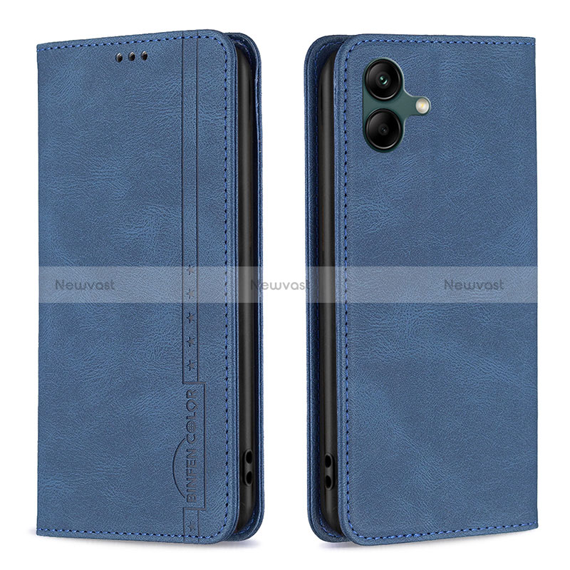 Leather Case Stands Flip Cover Holder B15F for Samsung Galaxy A04 4G