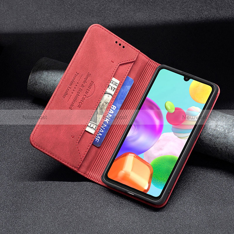 Leather Case Stands Flip Cover Holder B15F for Samsung Galaxy A41