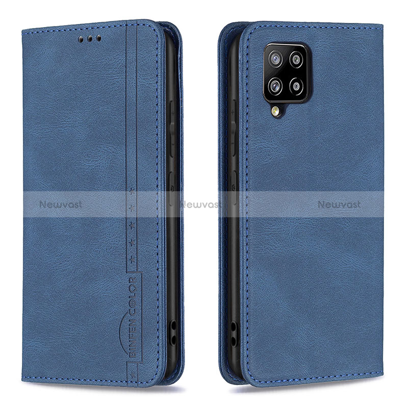 Leather Case Stands Flip Cover Holder B15F for Samsung Galaxy A42 5G