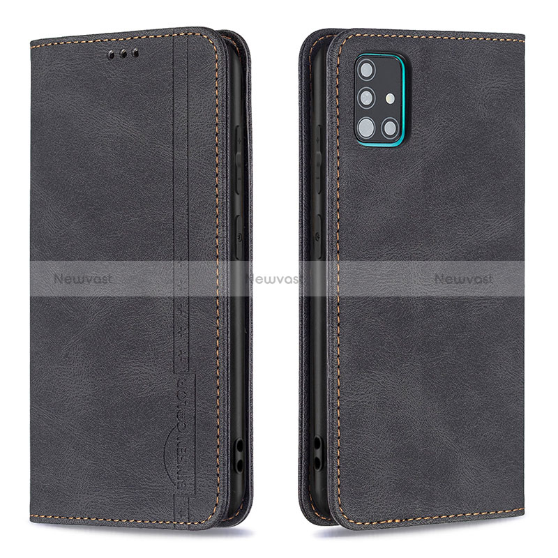 Leather Case Stands Flip Cover Holder B15F for Samsung Galaxy A51 5G