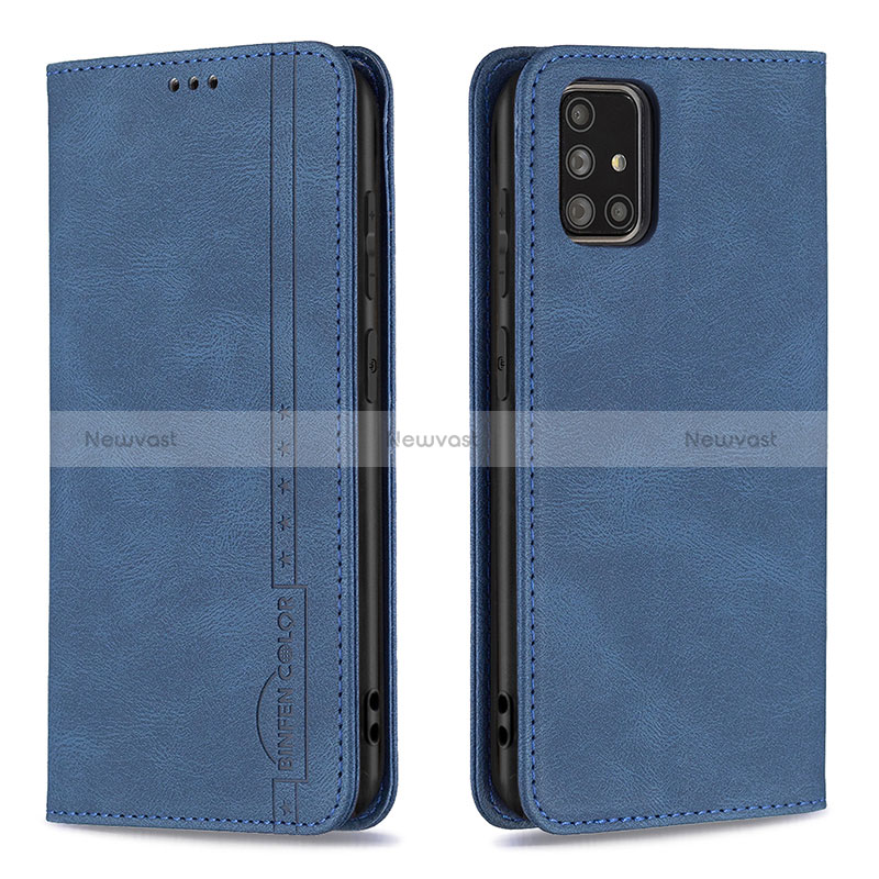 Leather Case Stands Flip Cover Holder B15F for Samsung Galaxy A71 5G