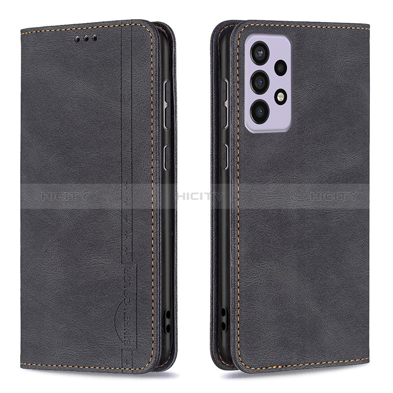 Leather Case Stands Flip Cover Holder B15F for Samsung Galaxy A73 5G