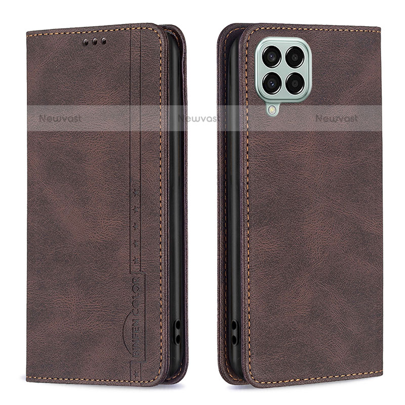 Leather Case Stands Flip Cover Holder B15F for Samsung Galaxy M33 5G