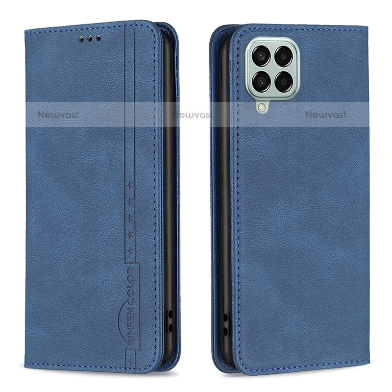 Leather Case Stands Flip Cover Holder B15F for Samsung Galaxy M33 5G