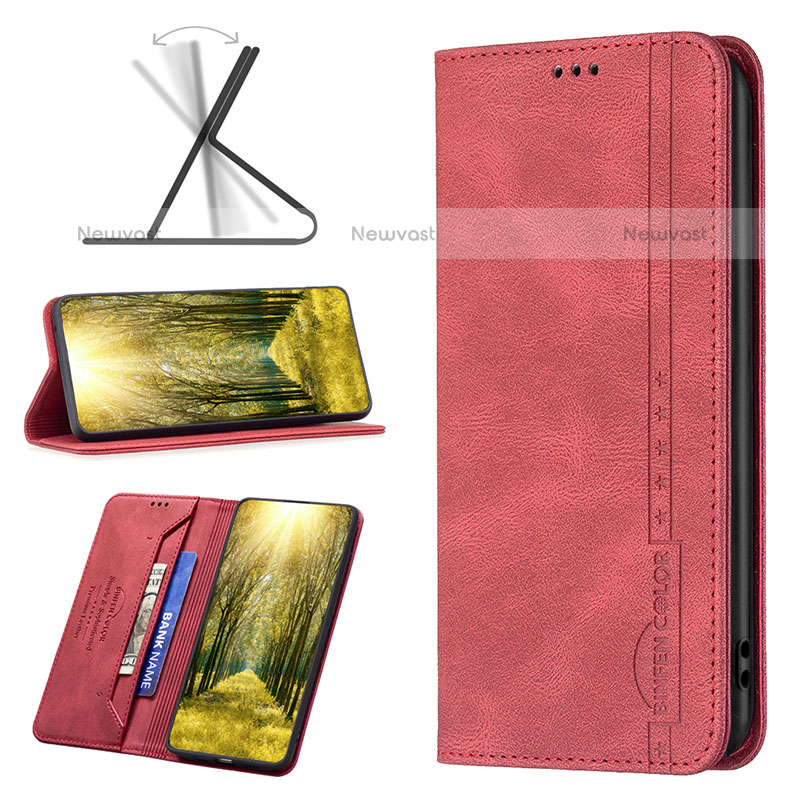 Leather Case Stands Flip Cover Holder B15F for Samsung Galaxy M33 5G