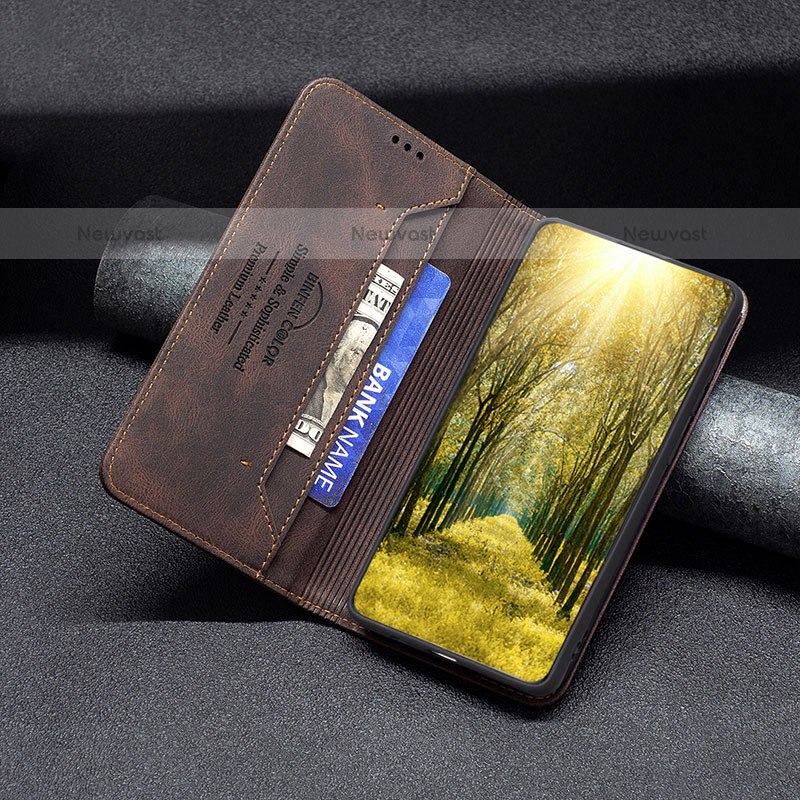 Leather Case Stands Flip Cover Holder B15F for Samsung Galaxy M33 5G