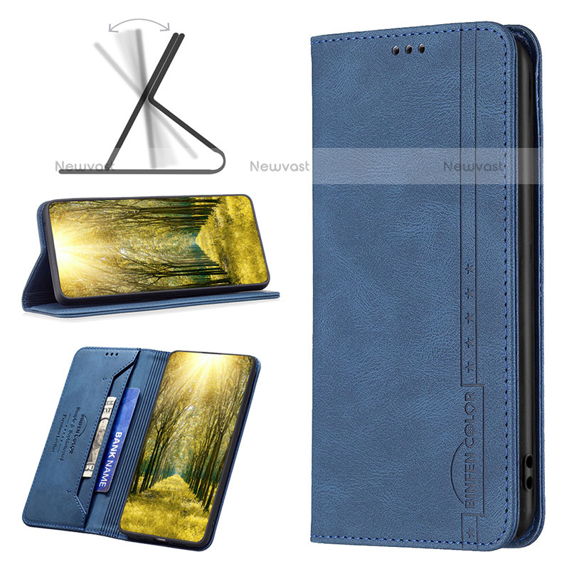 Leather Case Stands Flip Cover Holder B15F for Samsung Galaxy M33 5G