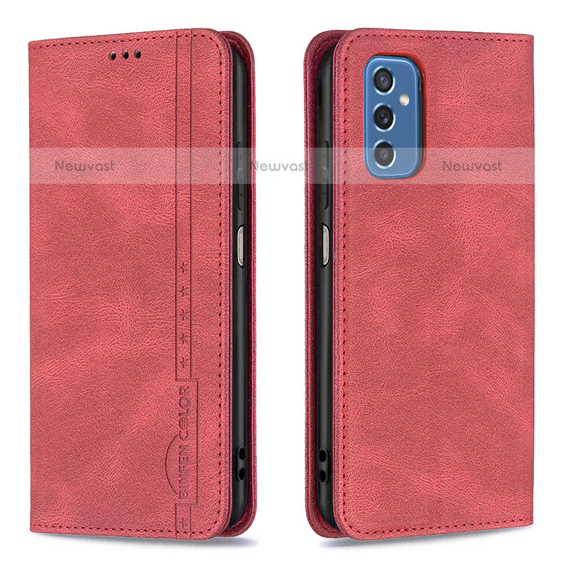 Leather Case Stands Flip Cover Holder B15F for Samsung Galaxy M52 5G