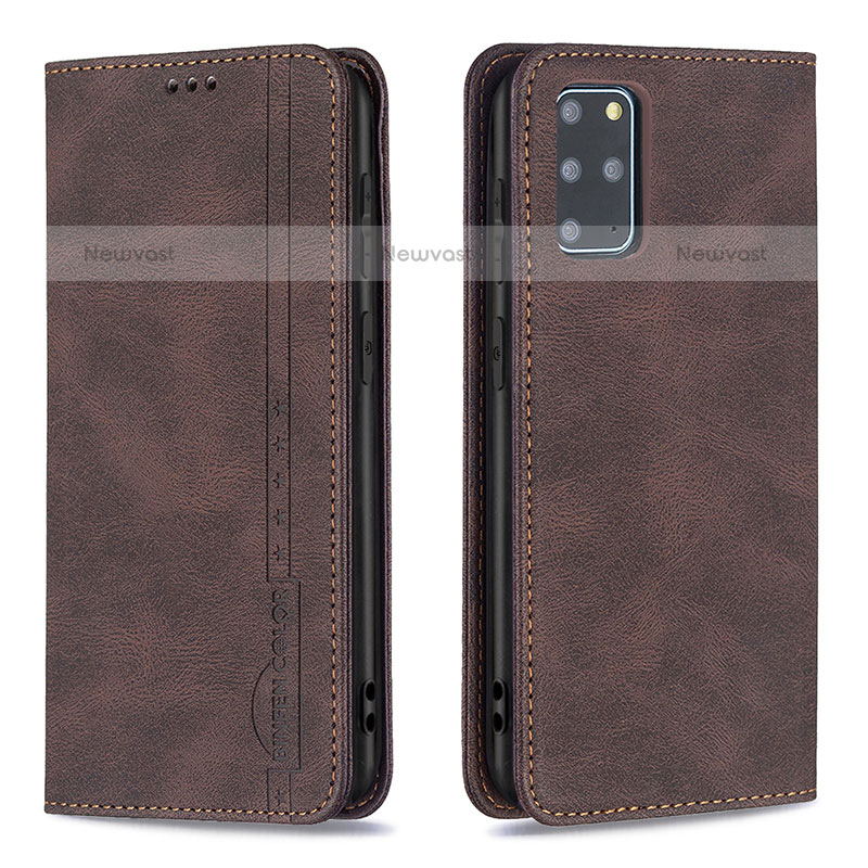 Leather Case Stands Flip Cover Holder B15F for Samsung Galaxy S20 Plus 5G