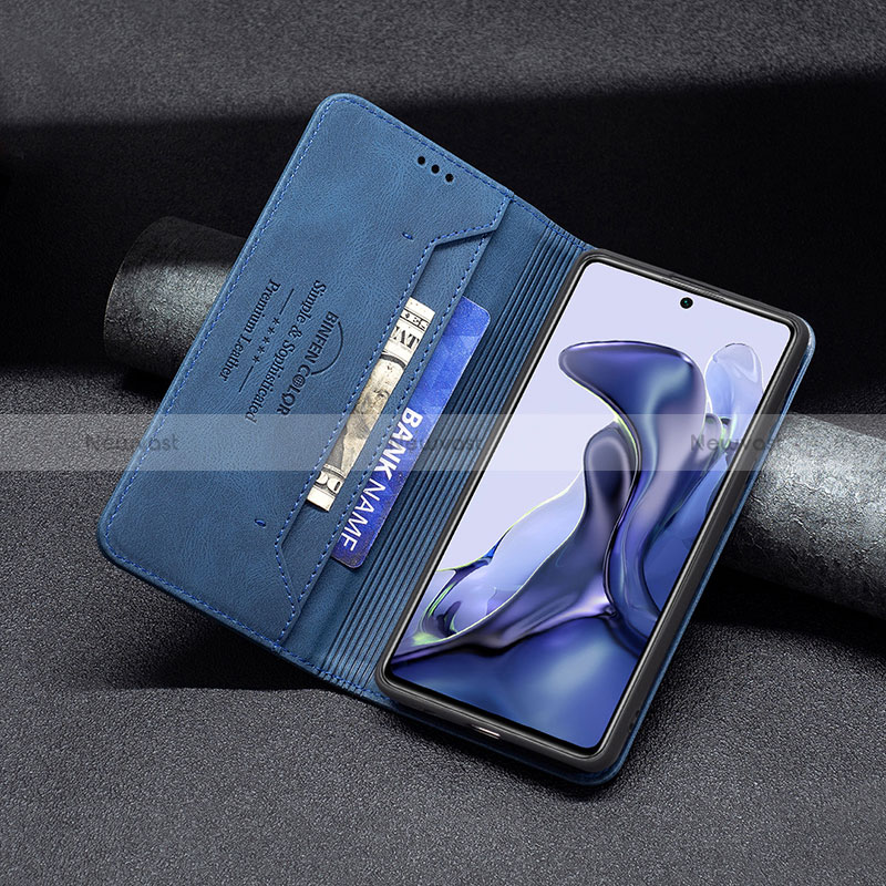 Leather Case Stands Flip Cover Holder B15F for Xiaomi Mi 11T Pro 5G