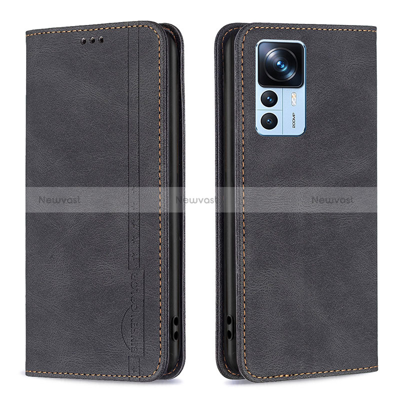 Leather Case Stands Flip Cover Holder B15F for Xiaomi Mi 12T 5G