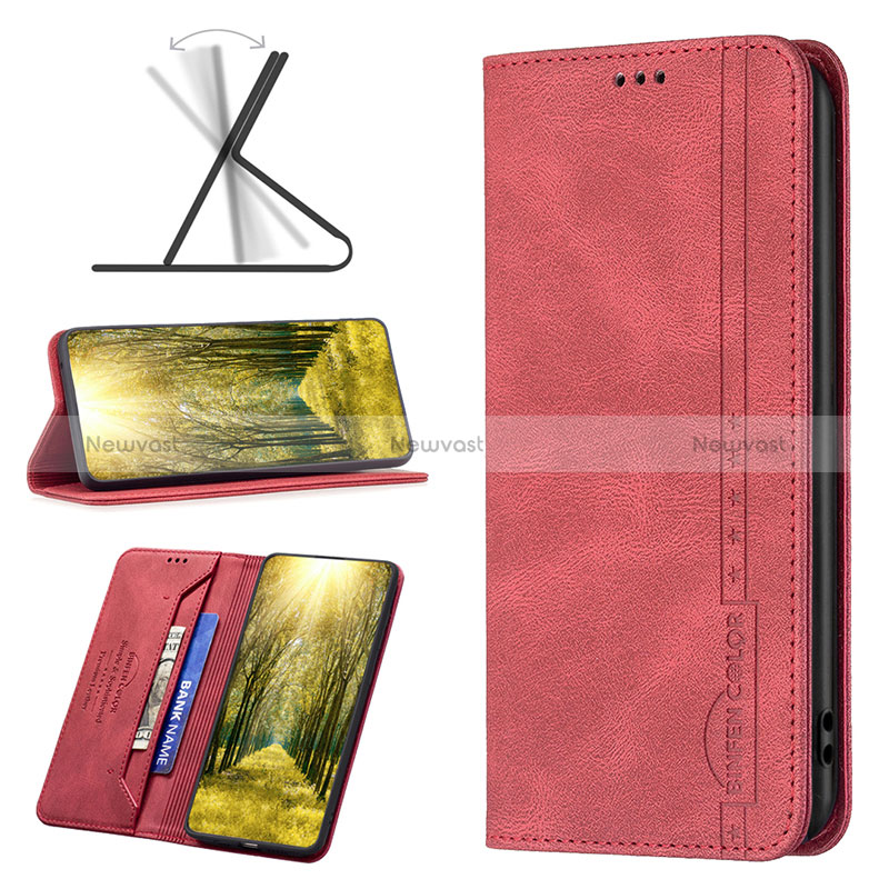 Leather Case Stands Flip Cover Holder B15F for Xiaomi Mi 12T Pro 5G