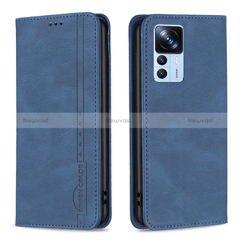 Leather Case Stands Flip Cover Holder B15F for Xiaomi Mi 12T Pro 5G