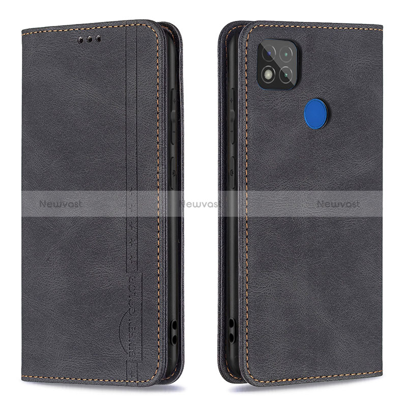 Leather Case Stands Flip Cover Holder B15F for Xiaomi POCO C3