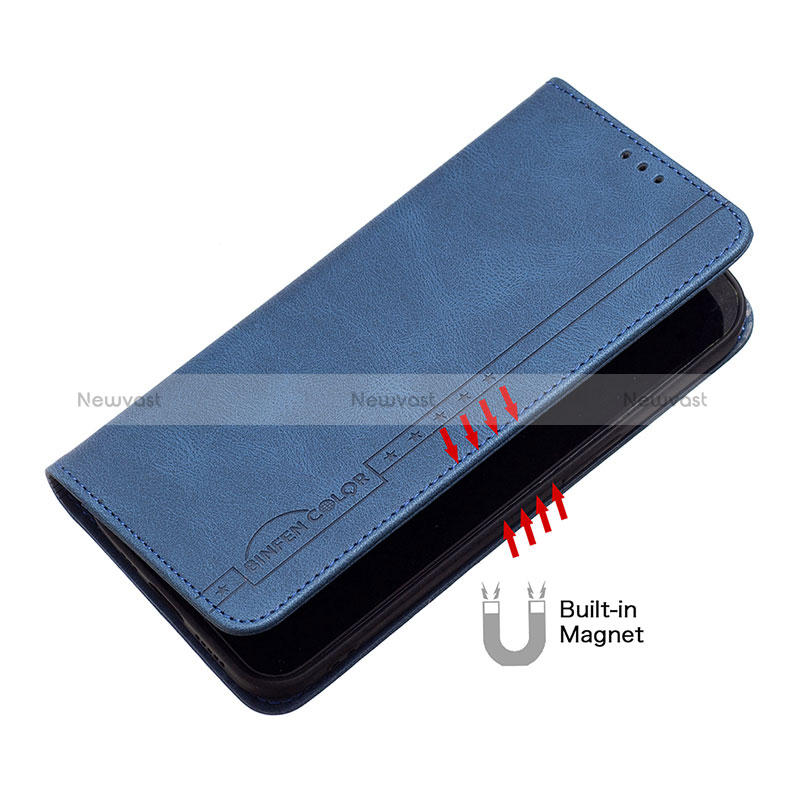 Leather Case Stands Flip Cover Holder B15F for Xiaomi Redmi Note 11 Pro 4G