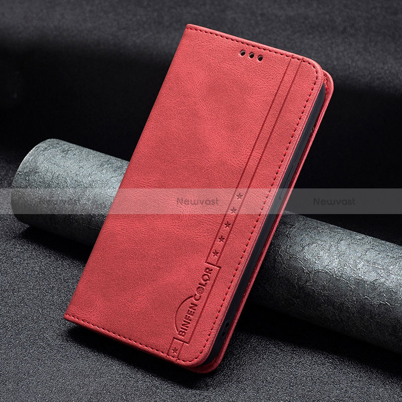 Leather Case Stands Flip Cover Holder B15F for Xiaomi Redmi Note 9 Pro Max